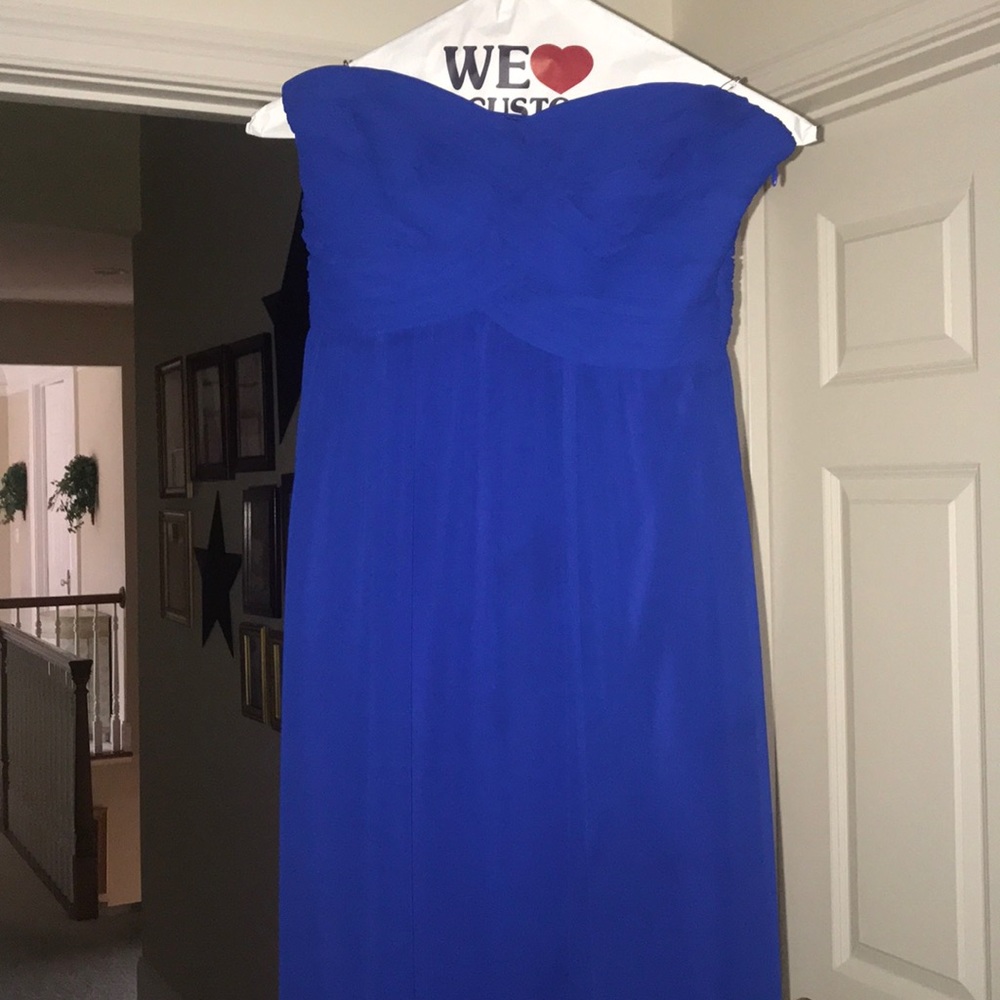 Blue prom dress